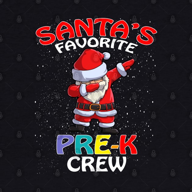 Santas Favorite Pre K Crew Teachers Christmas Matc by intelus